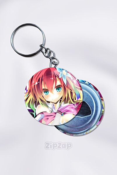 ZipZap حلية مفاتيح على شكل حقيبة من أنمي 'لا لعبة لا حياة' (قطعة واحدة)