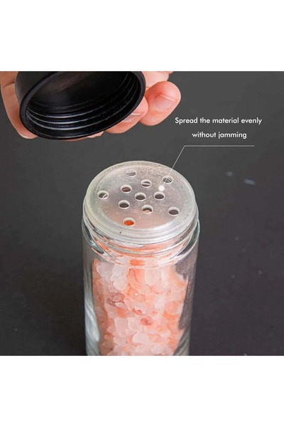 PORKY Set of 18 spice containers with rotating stand – Efficient organization in the kitchen