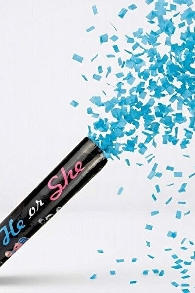 Baloncu Dede Ανδρικά είδη για πάρτι με μπλε κομποτές για πάρτι αποκάλυψης φύλου μωρού