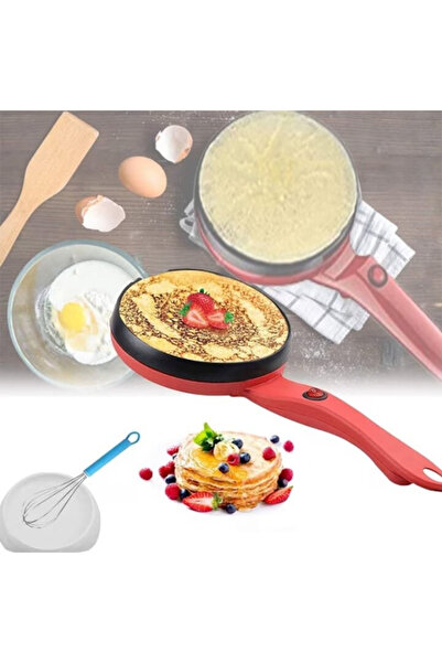GARDEON Electric Non Stick Pancake Frying Pan 20cm 600W with Stand and Bowl, Easy Cleaning