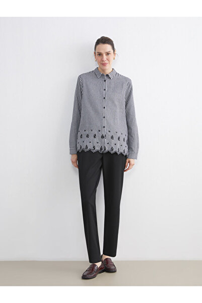 LC Waikiki Rmz Gi̇yi̇m Farkiyla Women's Pants with Waist Drawstring