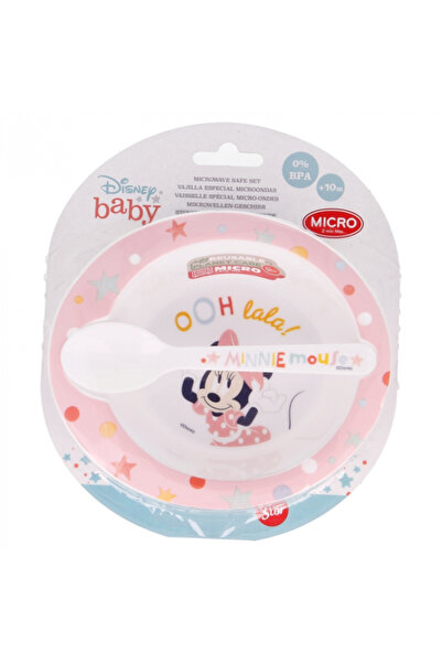 Minnie Mouse Baby 2-piece breakfast set (bowl and spoon)