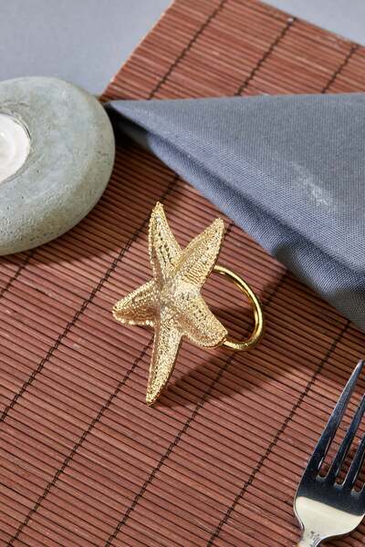 Milenay Napkin Ring Collection, Napkin Ring Holder, Ringed Napkin Ring, 3 Pieces