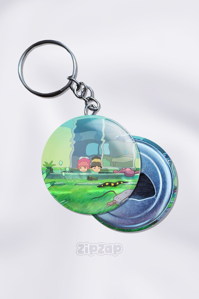 ZipZap سلسلة مفاتيح بتصميم حقيبة بونيو (قطعة واحدة)