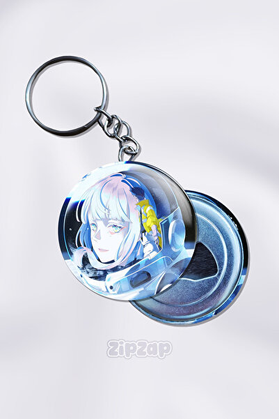 ZipZap حلية مفاتيح على شكل حقيبة سايبربانك (قطعة واحدة)