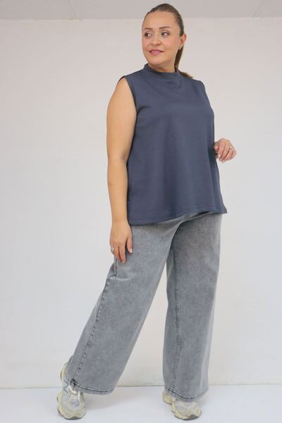 Eslina 58510 Plus Size Short Modal Underwear - Anthracite