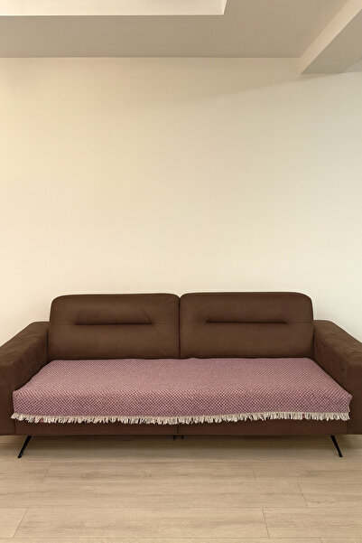 LUNGA VİTA Barley Pattern Woven Sofa Cover Seat Cover 90X210 100% Cotton