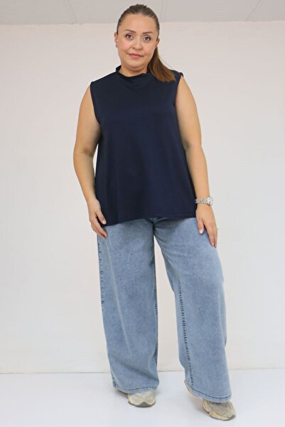 Eslina 58510 Plus Size Short Modal Underwear - Navy Blue