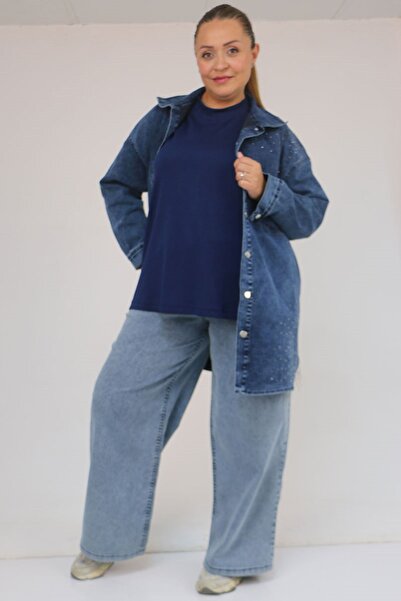 Eslina 58510 Plus Size Short Modal Underwear - Indigo