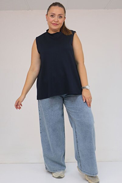 Eslina 58510 Plus Size Short Modal Underwear - Navy Blue