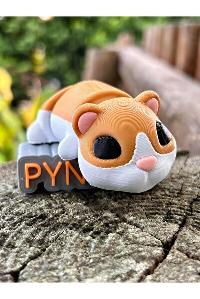 pynarix Hamster - Küçük gövde, büyük telaş 🐹⚡🎯3D Hareketli Organik Oyuncak – Model Panik Prens