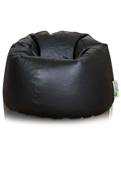 Anderson Premium Quality Bean Bag Leather Material Black Color