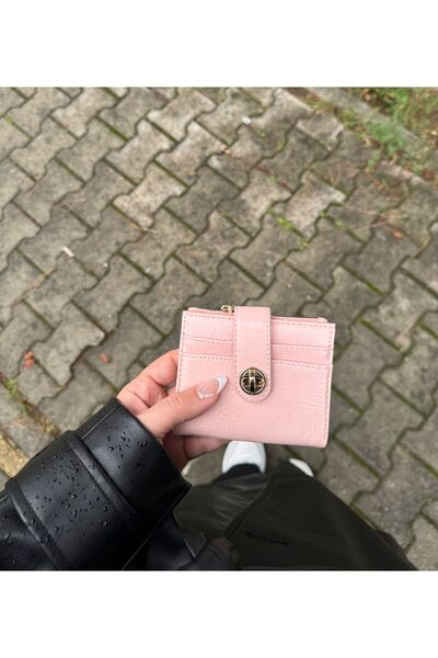 Moda Sekiz Women's Patent Leather Faux Leather 10 Compartment Wallet