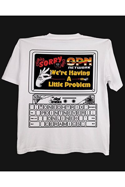 MAYDAY CULTURE Λευκό Unisex Γυναικείο Ανδρικό T-shirt Vintage T-shirt Oversize