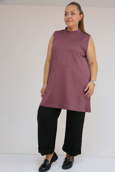 Eslina 58509 Plus Size Long Modal Underwear - Dusty Rose