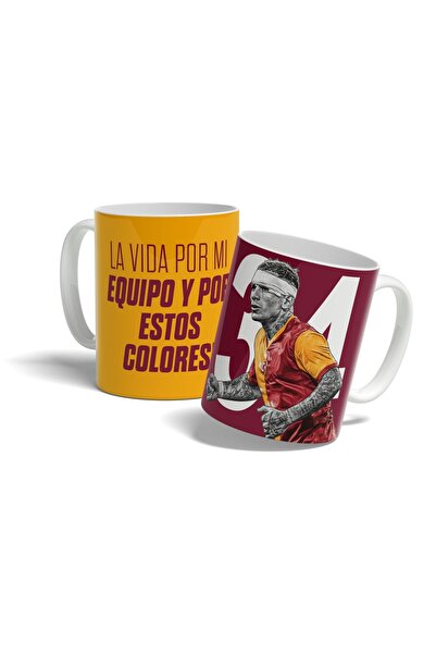 offside Torreira I Give My Heart for This Cup and These Colors Yellow Red Fan B Printed Gift