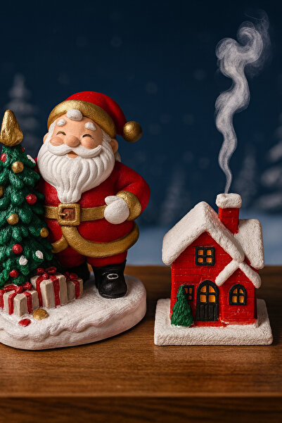 ivtasarim Noel set tütsülük ev biblo