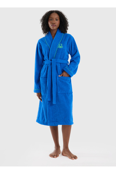 Benetton Mavi Unisex Bornoz BE-0157-BL BORNOZ