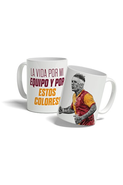 offside Torreira I Give My Heart for This Cup and These Colors Yellow Red Fan B Printed Gift