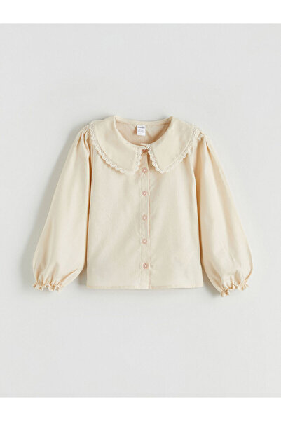 LC Waikiki Baby girl Peter Pan collar shirt, shorts and pantyhose