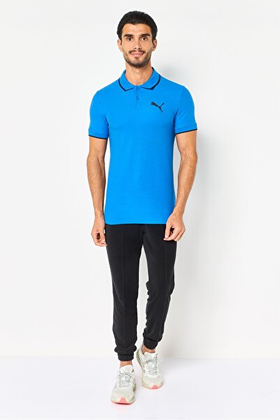 Puma Men Sportswear Fit Short Sleeve Outdoor Polo Shirt, Blue