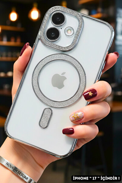 cepmoda iPhone “17” Stone Glitter Magsafe Phone Case - Lens Protected Luxury ...