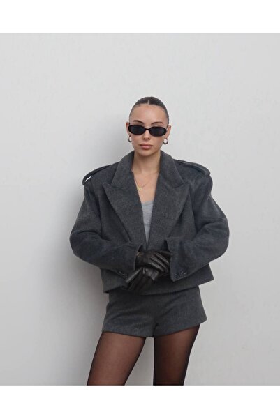 MAXXANA Moscow Jacket and Mini Shorts Two-Piece Set