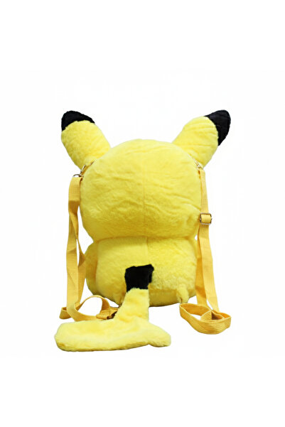 ForWhat Plush Pikachu Backpack for Office Home Office Children's Gift