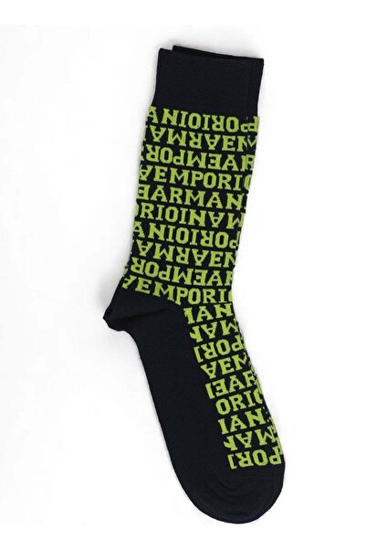 Generic Men’s Stylish Socks with Modern Print – 3 Pairs