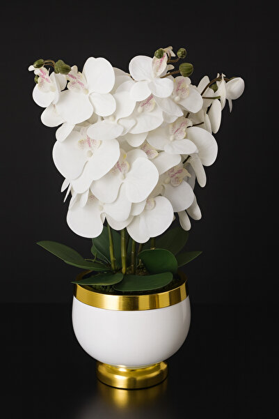 essacraft ISLAK YAPAY 5 DAL ORKİDE ARANJMANI