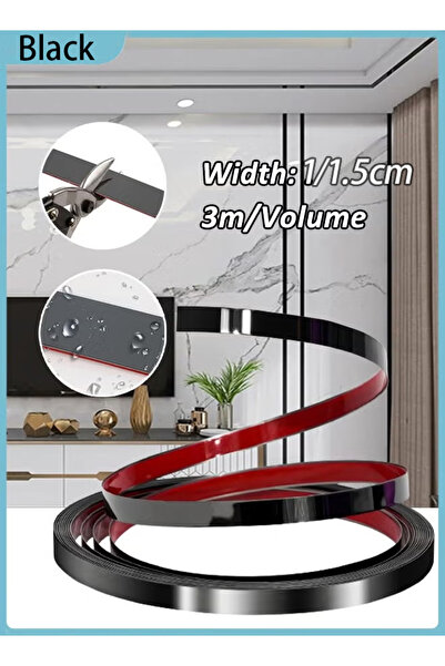Generic Self-adhesive wall trim, can stick PVC decorative strips, flexible DIY wall decoration tape
