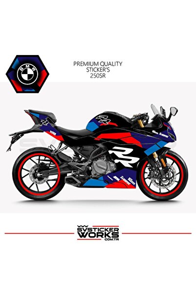 ARONA CFMOTO 250SR Kaplama BMW HP4 Desen Motor Kaplama Modeli Hazır Kit