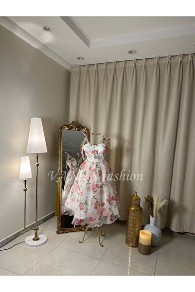 vanus fashion Floral midi dress 4260