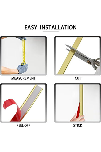 Generic Self-adhesive wall trim, can stick PVC decorative strips, flexible DIY wall decoration tape