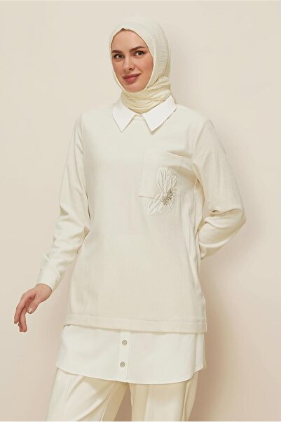 Alvina Shirt with Garnish Tunic 46006