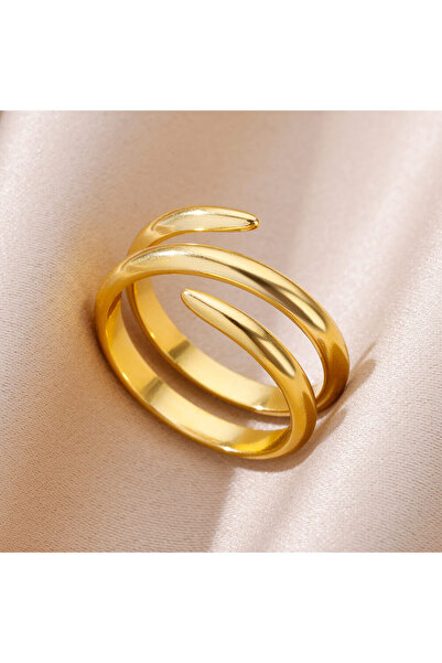 Choice 7 JZ5615G 316L حلقات صدفية من الفولاذ المقاوم للصدأ للنساء قابلة للتعد...