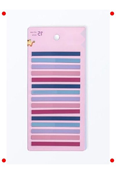 markentegra 15 Color Transparent Sticky Index Tabs