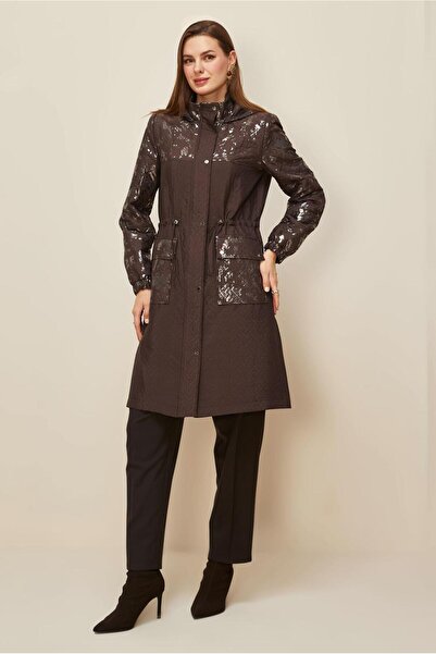 Alvina Quilted Trench Coat 10988