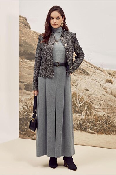 Alvina Belted Skirt Looking Pants 70915