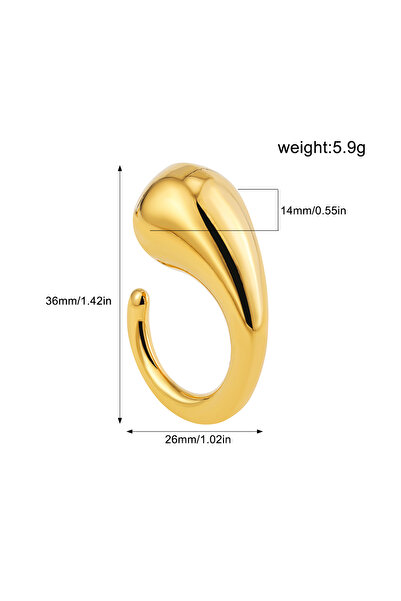 Choice 9 خواتم عتيقة من الفولاذ المقاوم للصدأ للنساء، حلقات مفتوحة غير منتظمة...