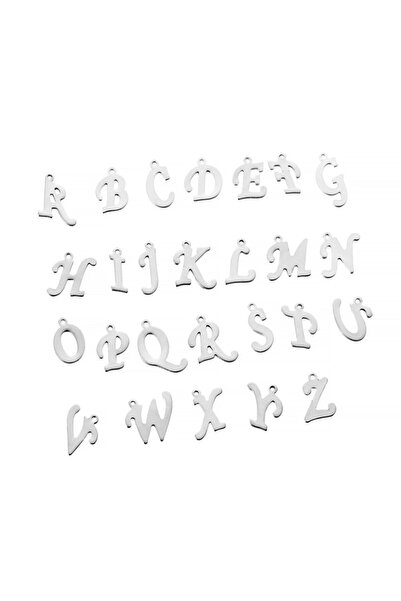 Choice Steel 02 26Pcs/Lot Gold Color Stainless Steel A-Z Letter Pendant Alpha...