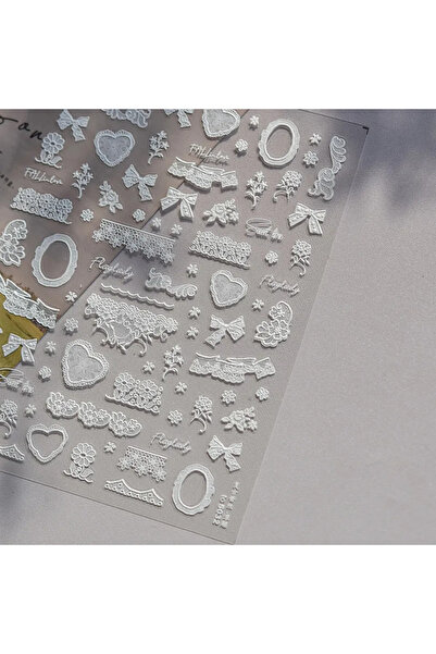 NAILFYOU ملصقات تزيين الأظافر TO5032 بتصميم فقاعات مائية ملونة خماسية الأبعاد...