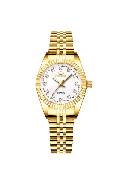 Choice ساعة يد ذهبية فاخرة للسيدات من ماركة CHENXI باللون الأبيض IPG 004A للن...