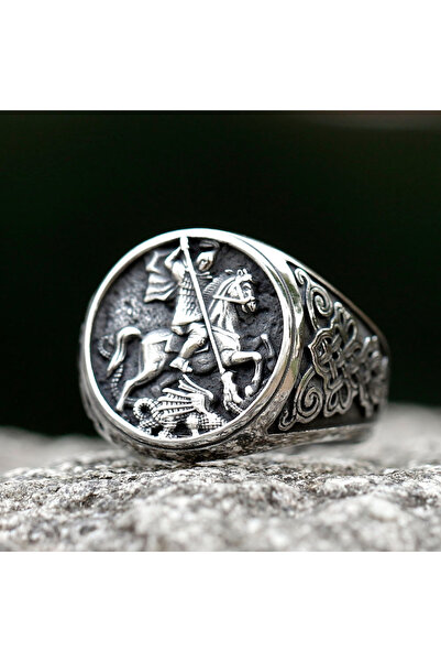 Choice 12 STEEL NEW Men's 316L stainless steel ring Special Design knight fas...