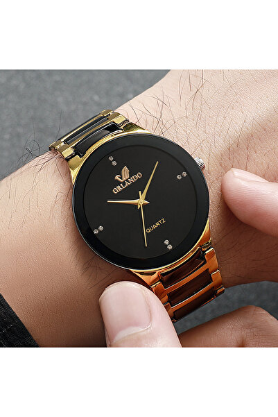 Choice 1PC Men Watch 1/2PCS Couple's Watches Fashion Stainless Steel Band Men Women Analog Quartz Watches S