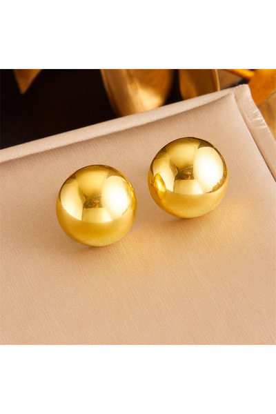 Choice أقراط E5850 DIEYURO من الفولاذ المقاوم للصدأ 316L على شكل لؤلؤة الحب ب...