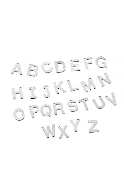 Choice 26 قطعة من الفولاذ المقاوم للصدأ باللون الذهبي على شكل حرف A-Z قلادات ...