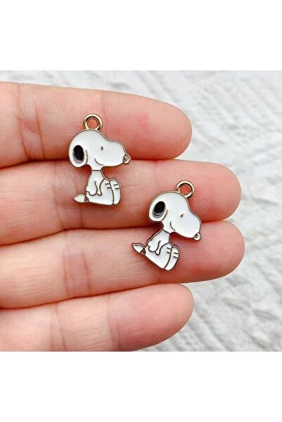 Miniso BROWN 10pcs Cartoon Anime Dog Charm for Jewelry Making Enamel Necklace Bracelet Phone Pendant Diy Ac