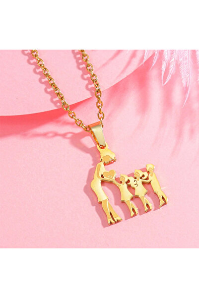 Choice 9 قلادات على شكل قلب للأم والطفل من الفولاذ المقاوم للصدأ، قلادات على ...