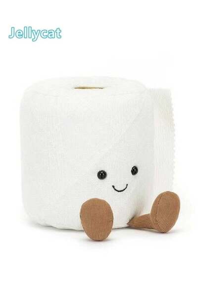 Jellycat 15cm Creative Toilet Roll Paperall Plush Toy (Includes Dust Bag)